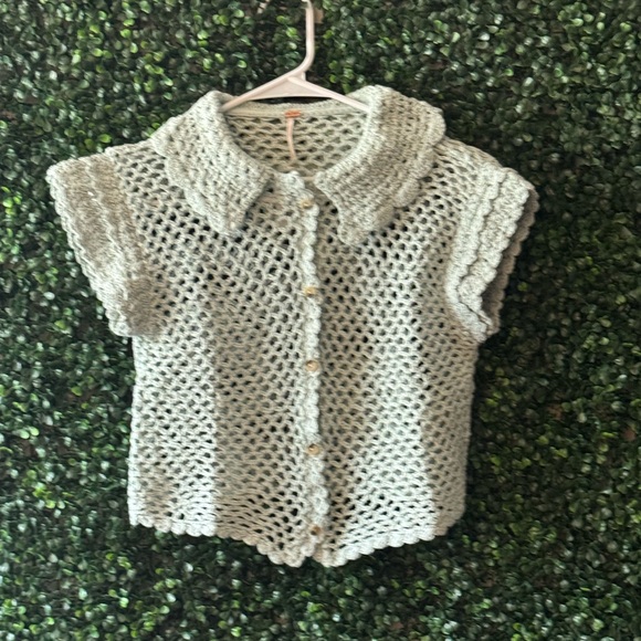 FREE PEOPLE Lily Crochet Top - Picture 5 of 10